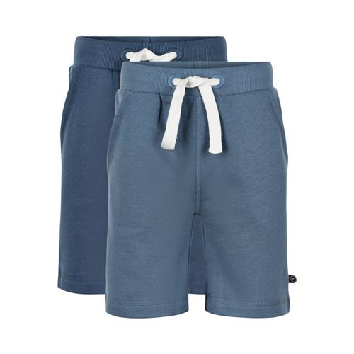 Minymo Basic 53 2-pak Sweatshorts New Navy 110 cm  Blå  110 cm  mand