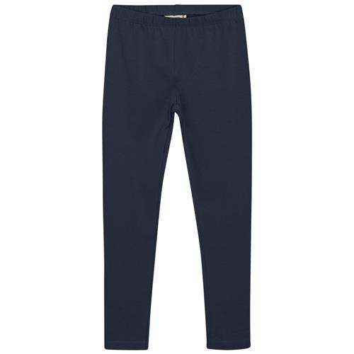 Minymo GOTS Leggings Blue Nights 116 cm  Blå  116 cm  kvinde