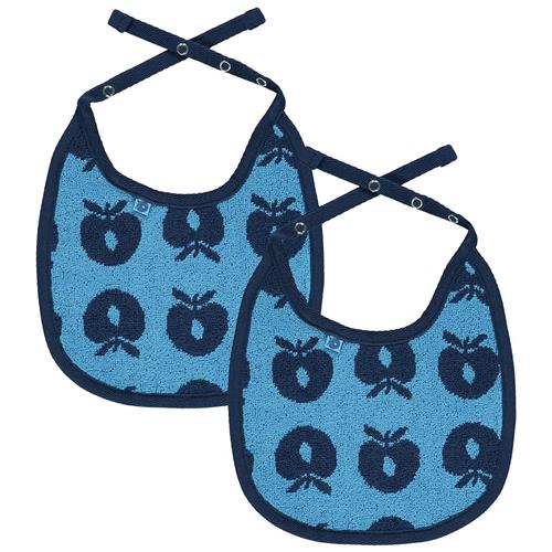 Småfolk 2-Pack Hagesmække Apples Blue One Size      Unisex