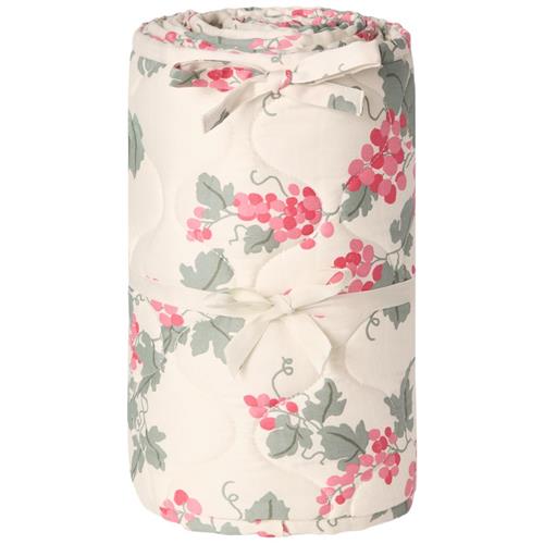 garbo&friends Quiltet Sengerand I Satin Grapes Pink One Size      Unisex