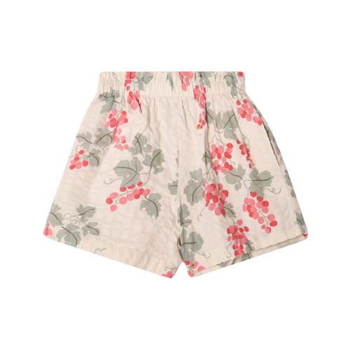 garbo&friends Seersucker Paperbag Shorts Grapes Pink 98/104 cm  Lyserød  98/104 cm  Unisex