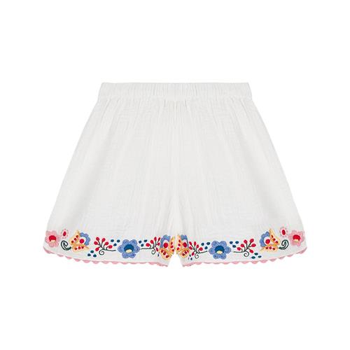 Louise Misha Vally Shorts White 8 Y  Hvid  8 år  kvinde