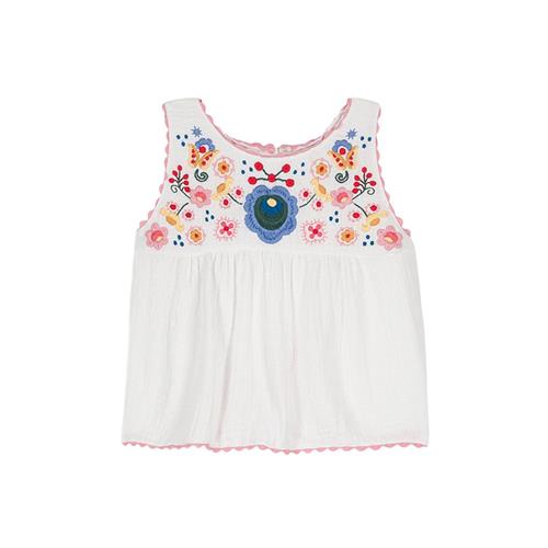 Louise Misha Solenia Bluse White 8 Y  Hvid  8 år  kvinde