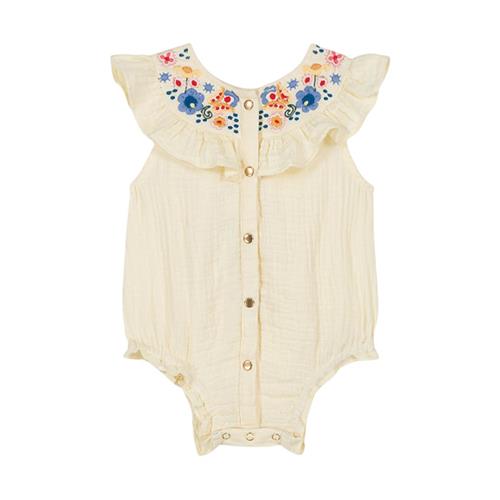 Louise Misha Jade Romper Lemon 24 months  Gul  24 måneder  kvinde