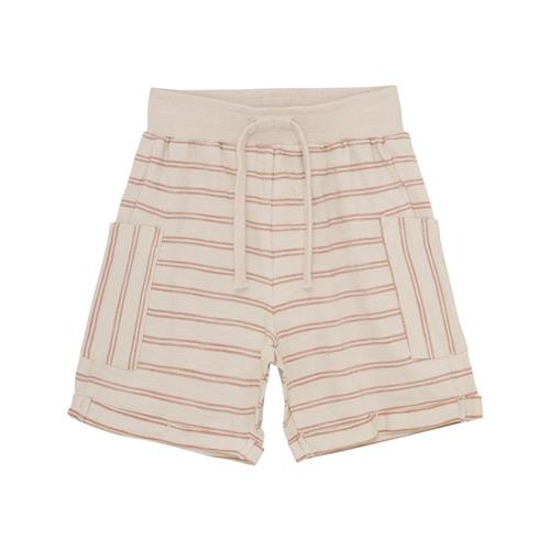 EnFant GOTS Stribede Shorts French Oak 104cm  Beige  104 cm  mand