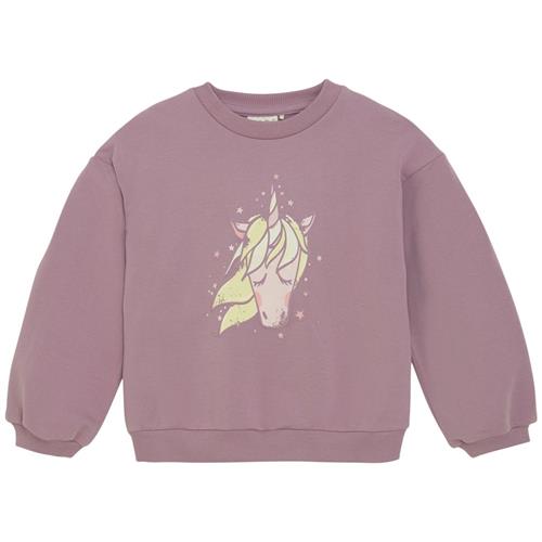 Minymo Sweatshirt Elderberry 86 cm  Lilla  86 cm  kvinde