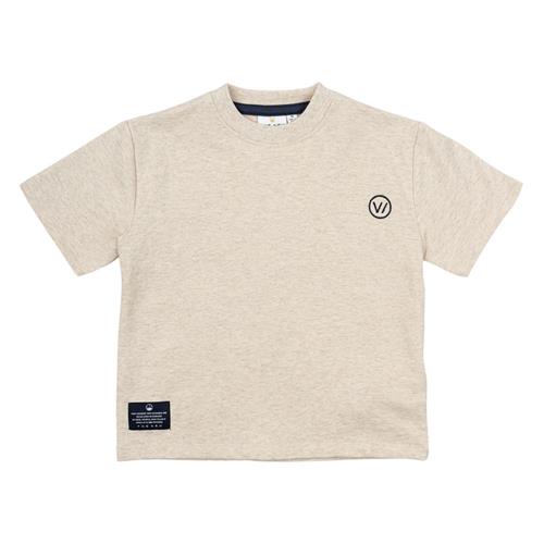 The New Siblings Norval Tee Oatmeal Melange 110 cm  Creme  110 cm  mand