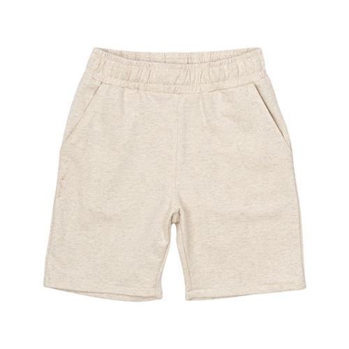 The New Norvalde Sweat Shorts Oatmeal Melange 3-4 Y  Creme  3-4 år  mand