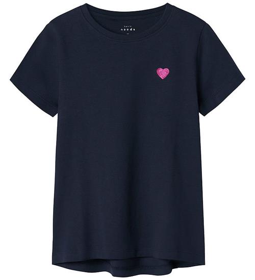 Se Name It T-shirt - NkfVioline - Navy Blazer ved KidsWorld