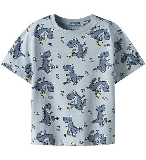 Name It T-shirt - NmmValther - Celestial Blue/Skate Dino