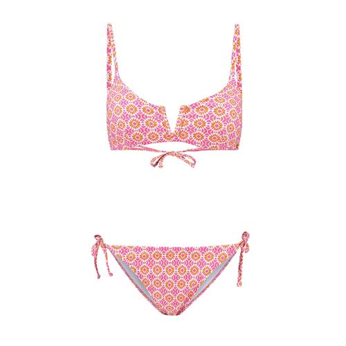 Se Shiwi Bikini 'Leah'  orange / pink / offwhite ved About You