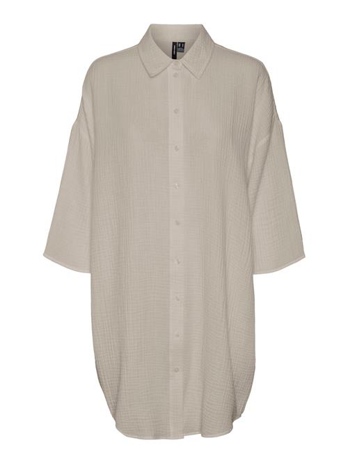 Se VERO MODA Bluse 'Natali'  sølvgrå ved About You