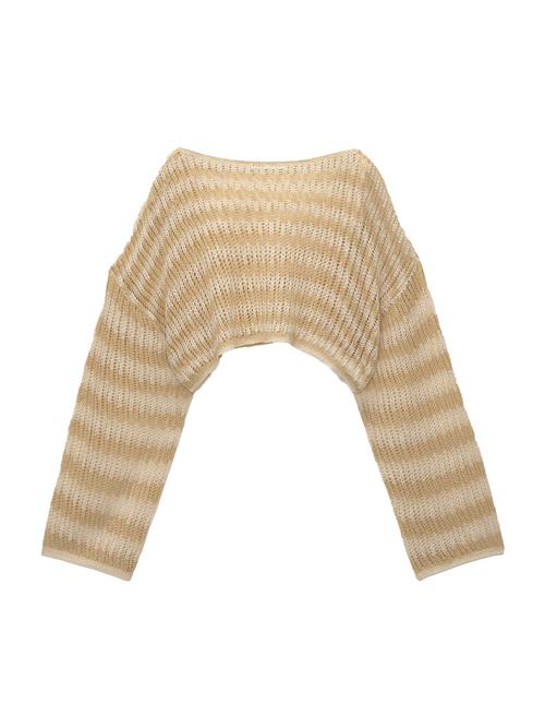 Pull&Bear Pullover  ecru / mørkebeige