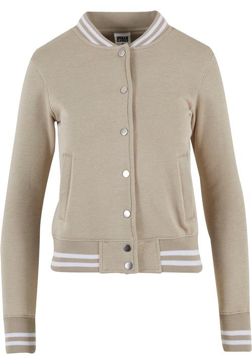 Se Urban Classics Sweatjakke  beige / hvid ved About You