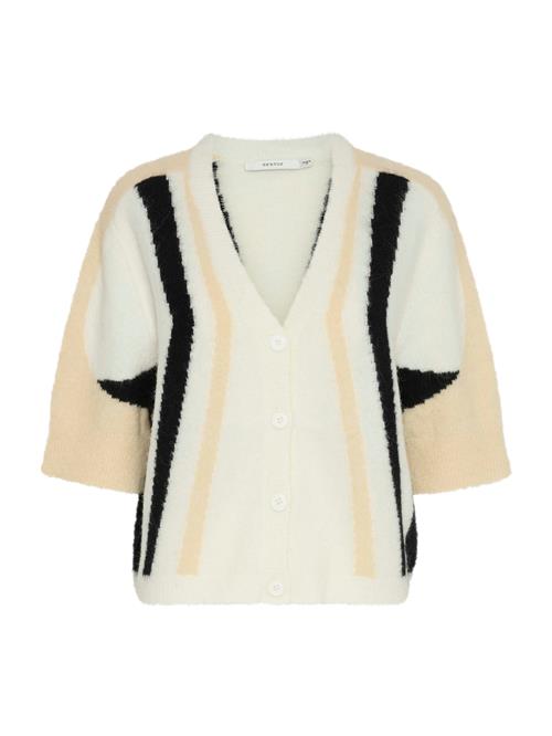 Gestuz Cardigan 'Alpha'  beige / lysebeige / sort