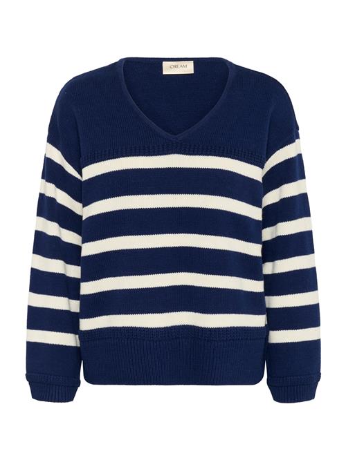 Se Cream Pullover 'Muka'  navy / hvid ved About You