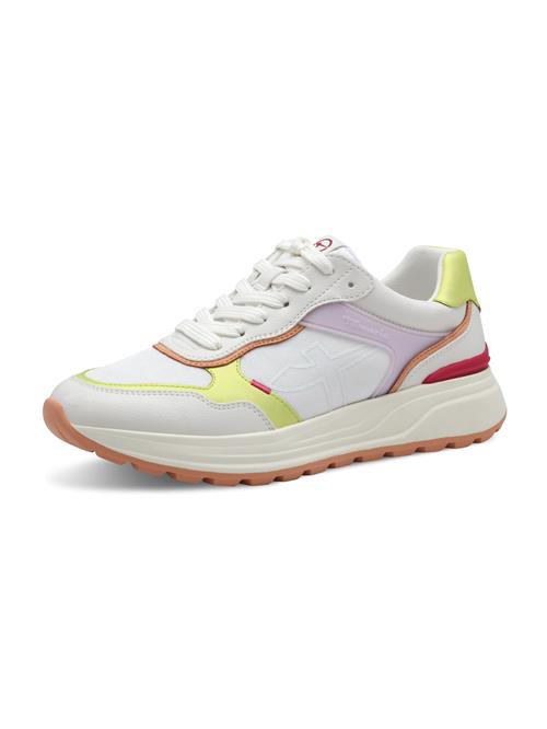 Tamaris Sneaker low  pastelgul / lyselilla / lyseorange / hvid