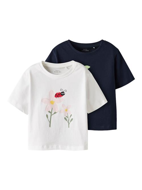 NAME IT Bluser & t-shirts 'Vilinse'  navy / lyserød / rød / hvid