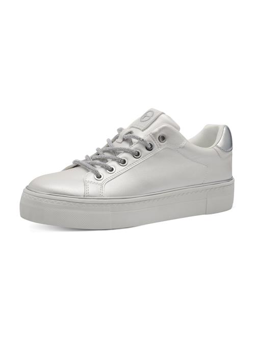 Se Tamaris Sneaker low  sølv / hvid ved About You