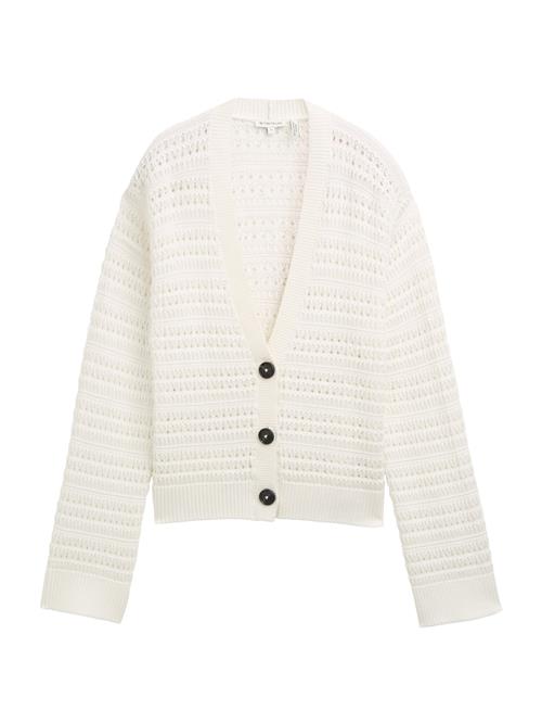 TOM TAILOR Cardigan  hvid