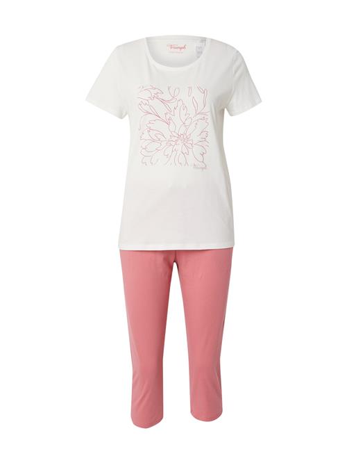 TRIUMPH Pyjamas  pink / hvid