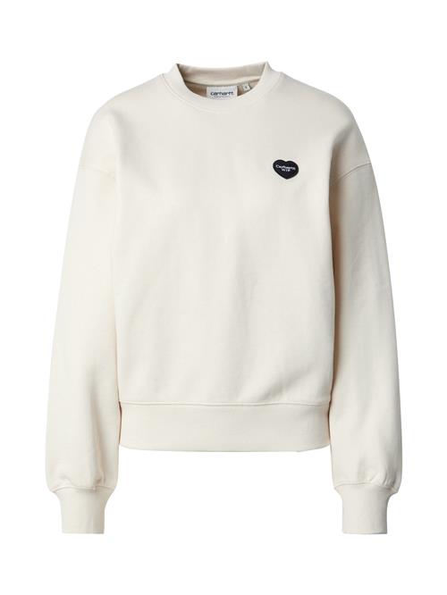 Se Carhartt WIP Sweatshirt 'Ingo'  creme / sort / hvid ved About You