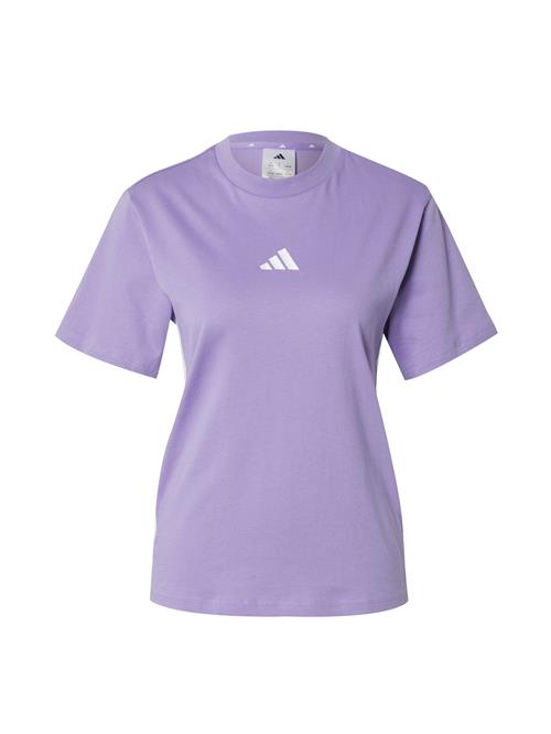 ADIDAS SPORTSWEAR Funktionsbluse 'Essentials'  lilla / hvid