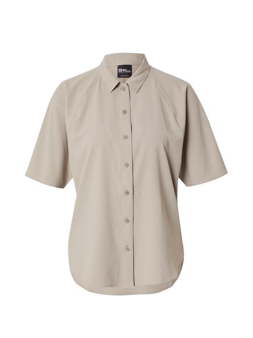 JACK WOLFSKIN Funktionsbluse 'Sierra Quest'  greige
