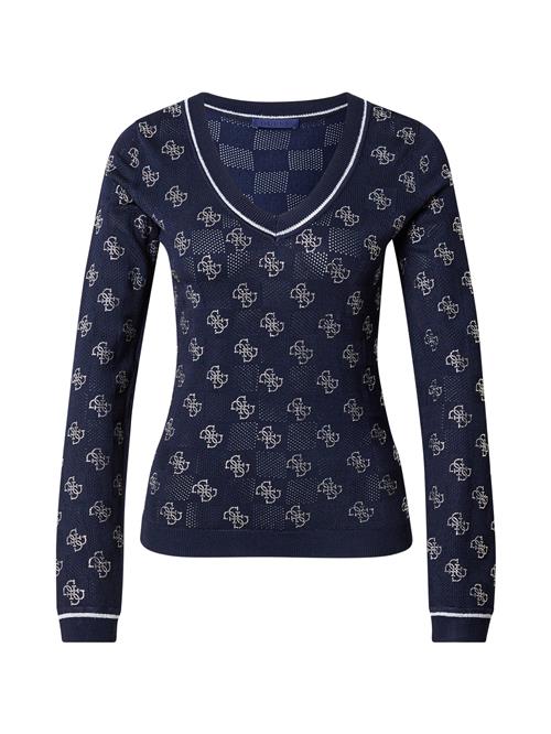 GUESS Pullover 'ROSIE'  mørkeblå / sølv