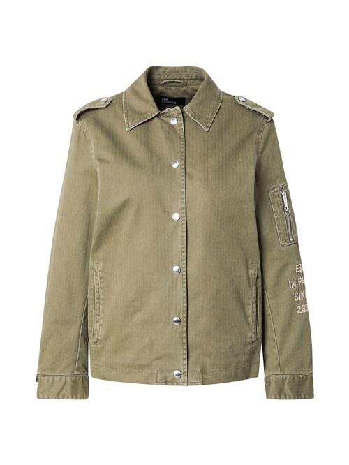 The Kooples Overgangsjakke  ecru / khaki / sort