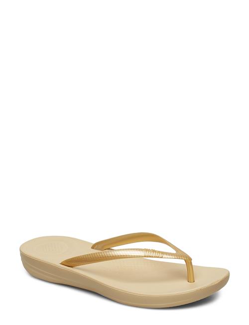 Se Iqushion Ergonomic Flip-Flops FitFlop Gold ved Booztlet