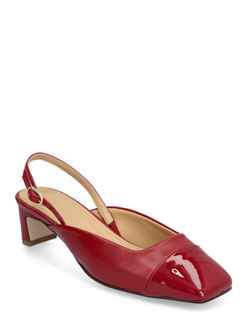 Se Lindy Bliss Red Leather Pumps ALOHAS Red ved Booztlet