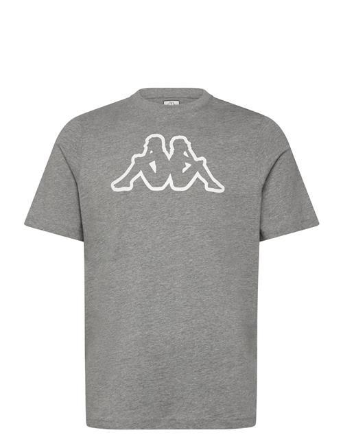 Se T-Shirt S/S, Logo Cromen KAPPA Grey ved Booztlet