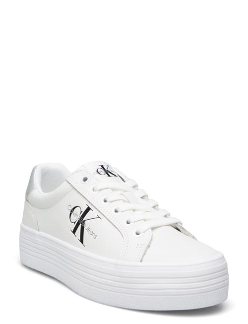 Vulc Flatform Laceup Lth Calvin Klein White