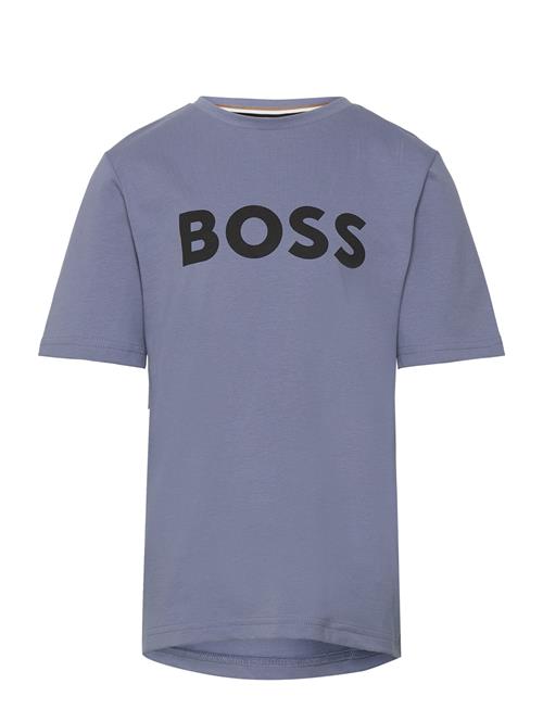 Se Short Sleeves Tee-Shirt BOSS Blue ved Booztlet