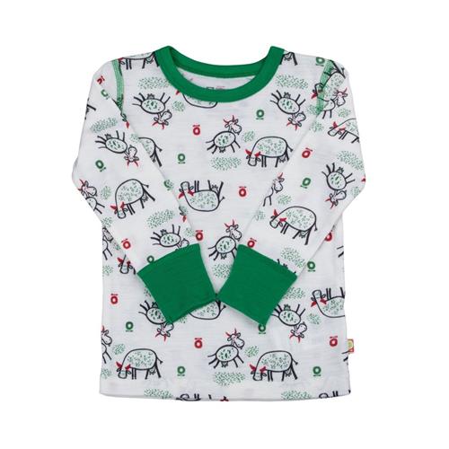 Katvig Langærmet T-shirt Off White 110 cm  Hvid  110 cm  Unisex