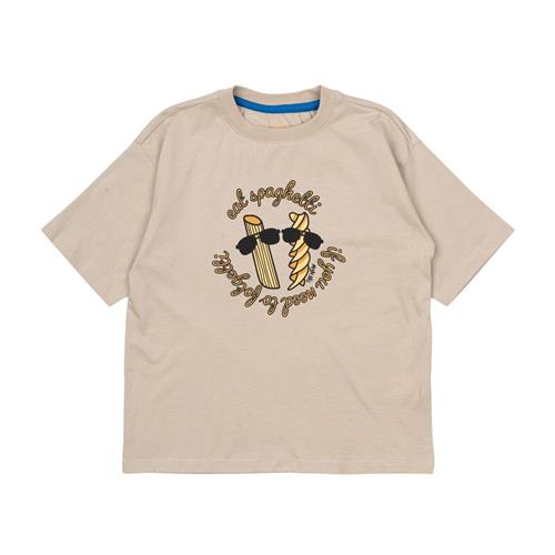 The New GOTS Nocchci Tee Feather Gray | Grå | 3-4 years