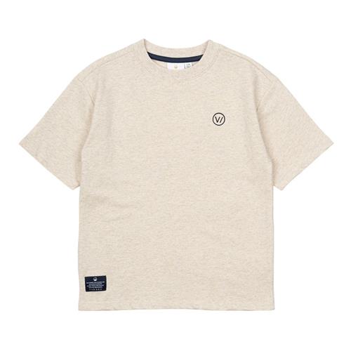The New Norvalde Sweat Tee Oatmeal Melange 11-12 Y  Creme  11-12 år  mand