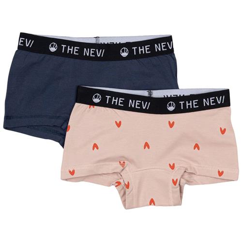 The New GOTS Hipsters 2-pak Mood Indigo 7-8 Y  Marineblå  7-8 år  kvinde