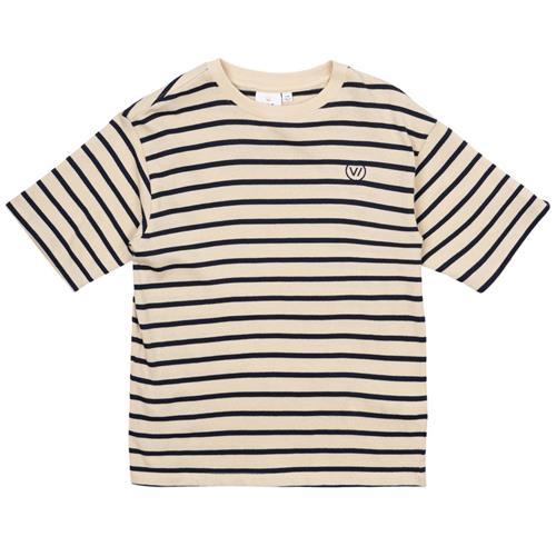 The New GOTS Nero Tee Mood Indigo Striped | Marine blå | 3-4 years