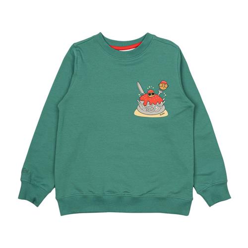 The New GOTS Sweatshirt Bottle Green | Grønn | 5-6 years