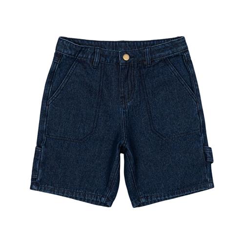 The New Navid Skøjteshorts Unwashed Denim 3-4 Y  Marineblå  3-4 år  mand