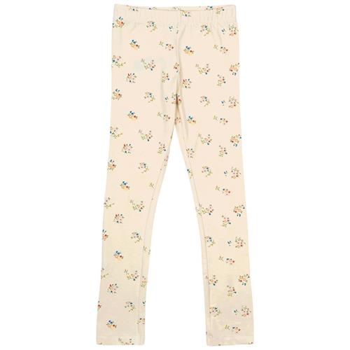 Se The New GOTS Leggings White Swan Blue Flower |  | 5-6 years ved Babyshop