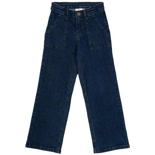 The New Nydia Brede Jeans Light Blue Denim 3-4 Y  Blå  3-4 år  kvinde