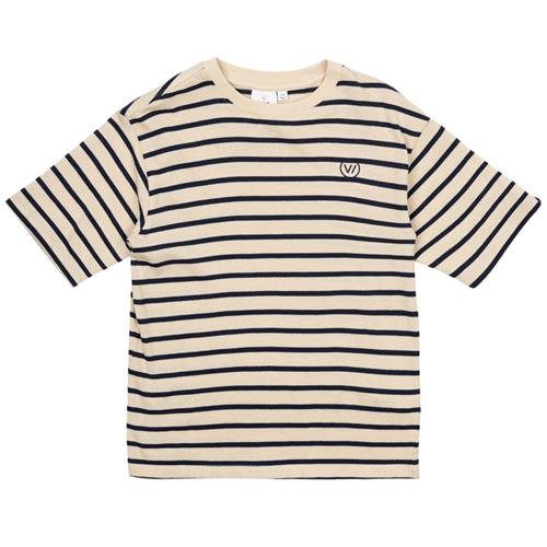 The New GOTS Nero Tee Mood Indigo Striped 5-6 Y  Marineblå  5-6 år  mand