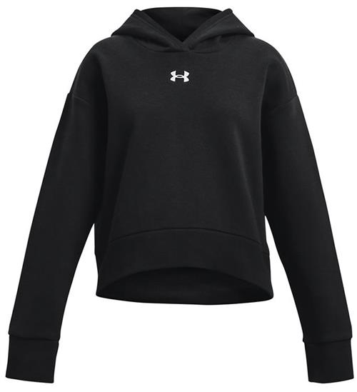 Under Armour Hættetrøje - Cropped - Rival - Sort