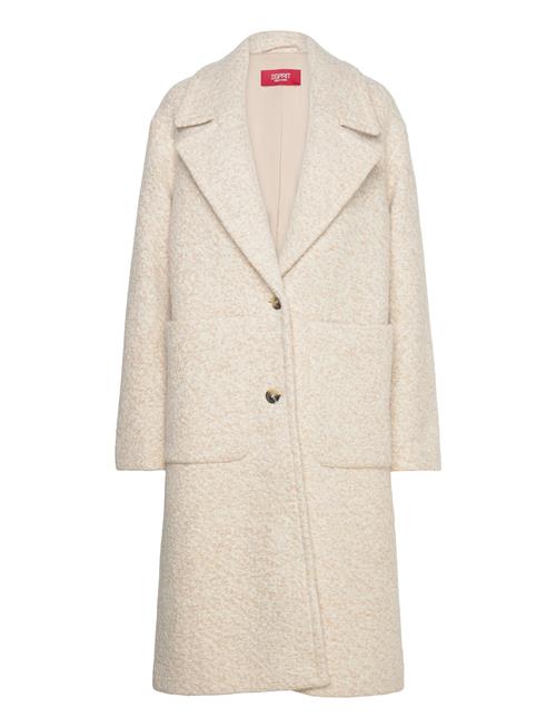 Women Coats Woven Regular Esprit Casual Beige