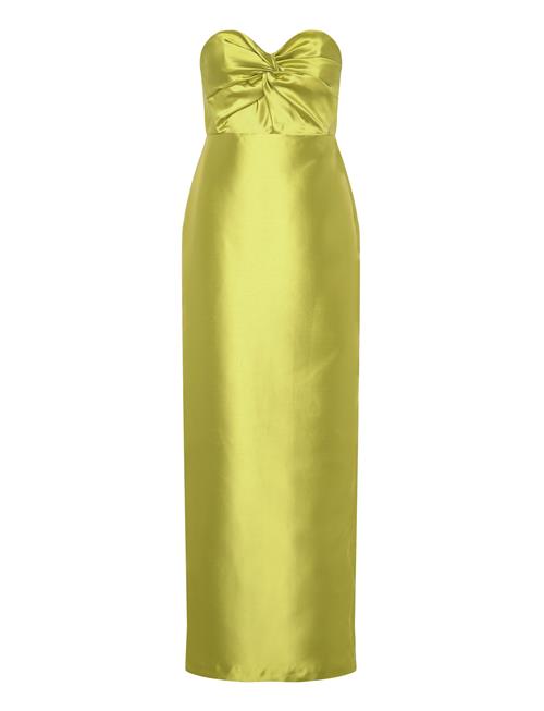 Se Haley Strapless Maxi Dress Malina Green ved Booztlet