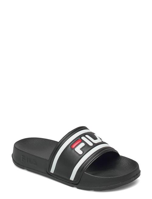 Morro Bay Slipper Kids FILA Black