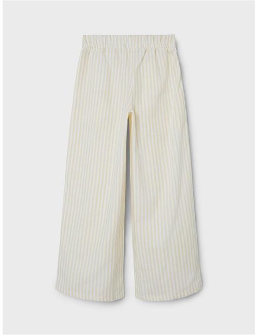 Se Nkfnetop Wide Pant Name It Beige ved Booztlet